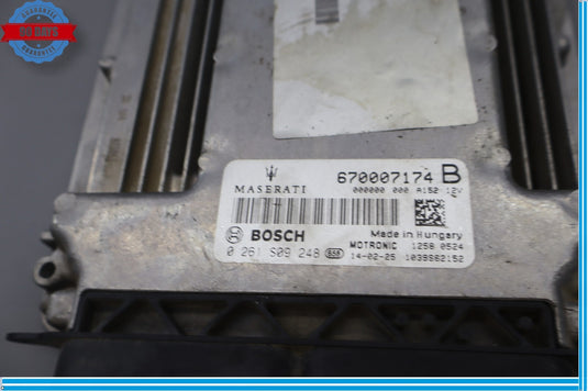 14-17 Maserati Maserati M157 SQ4 M156 3.0L Ignition Control Module ECU Oem