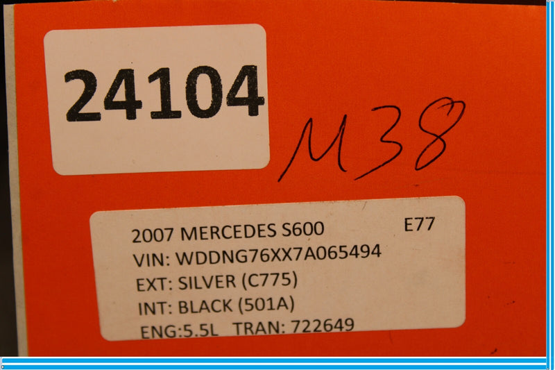 Load image into Gallery viewer, 07-09 Mercedes S600 W221 Front Right Passenger Side Rear View Door Mirror Oem
