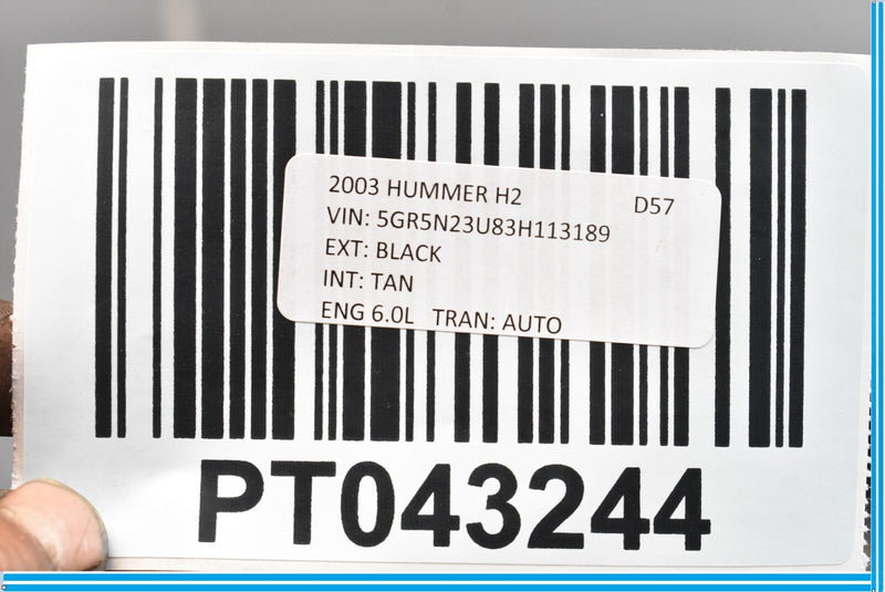 Load image into Gallery viewer, 03-05 Hummer H2 Rear Bumper Covers Assembly Black Oem
