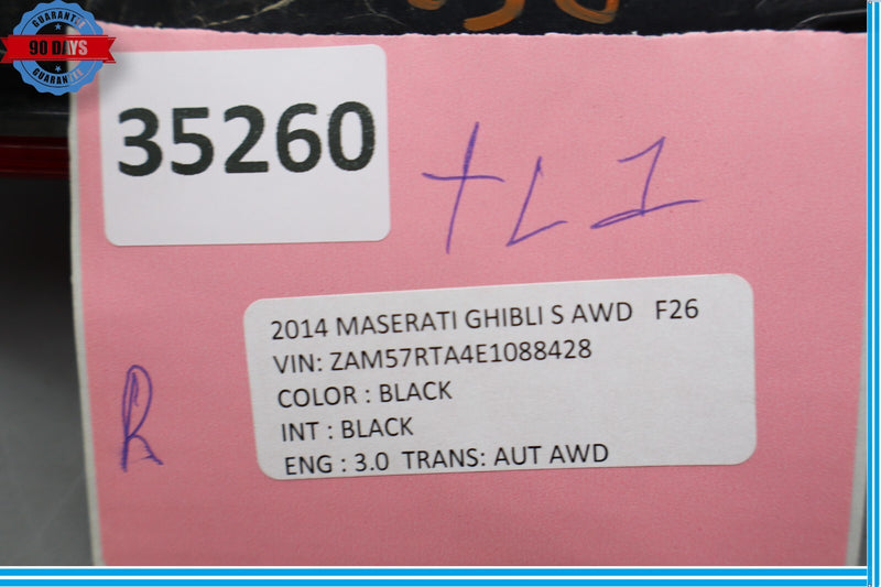 Load image into Gallery viewer, 14-17 Maserati Ghibli S Rear Right Side Outer Tail Light Taillight Lamp Oem
