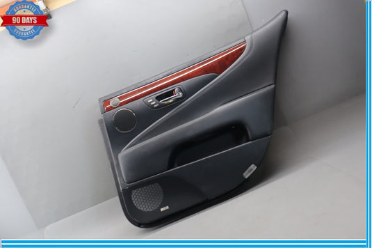 07-09 Lexus LS460 Rear Right Passenger Side Interior Door Panel Black Oem
