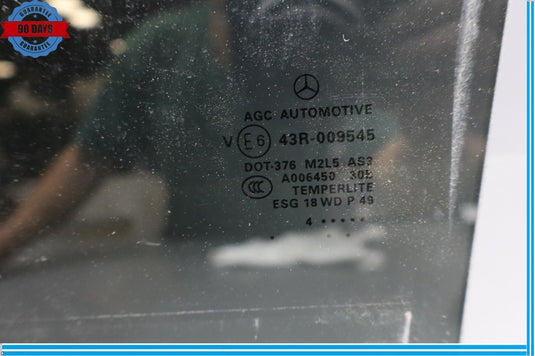 2015 Mercedes X166 GL450 GLS350 Rear Left Side Door Window Auto Glass Oem