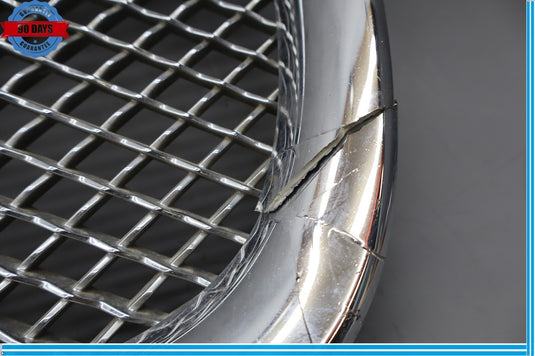 10-15 Jaguar X351 XJ XJR Front Bumper Grill Grille Chrome W/ Logo AW938B271 Oem