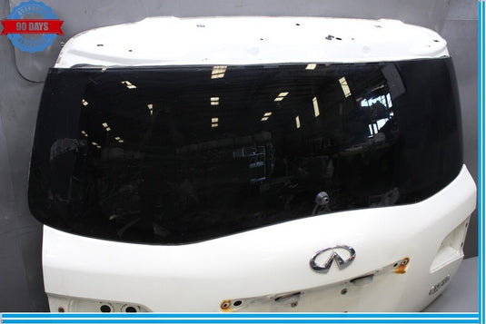 11-17 Infiniti QX56 QX80 Rear Liftgate Trunk Lid Hatch White (QAB) Oem