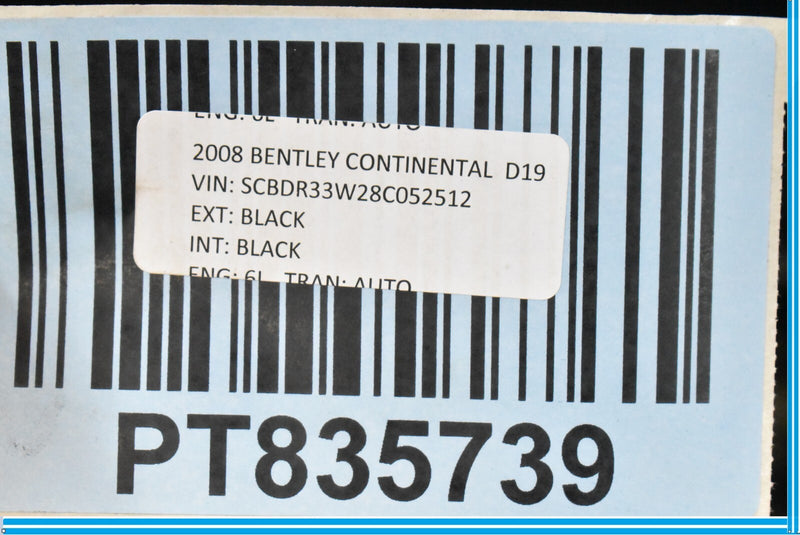 Load image into Gallery viewer, 04-10 Bentley Continental Left Driver Door Assembly Black Oem
