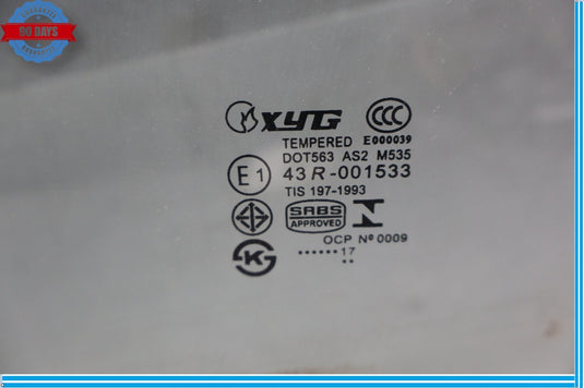 08-14 Mercedes C250 C350 W204 Front Left Driver Side Door Window Glass Oem