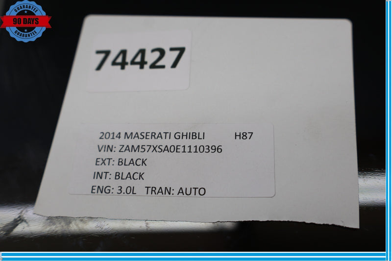 Load image into Gallery viewer, 14-22 Maserati Ghibli SQ4 M157 Rear Left Driver Side Door Window Glass Oem
