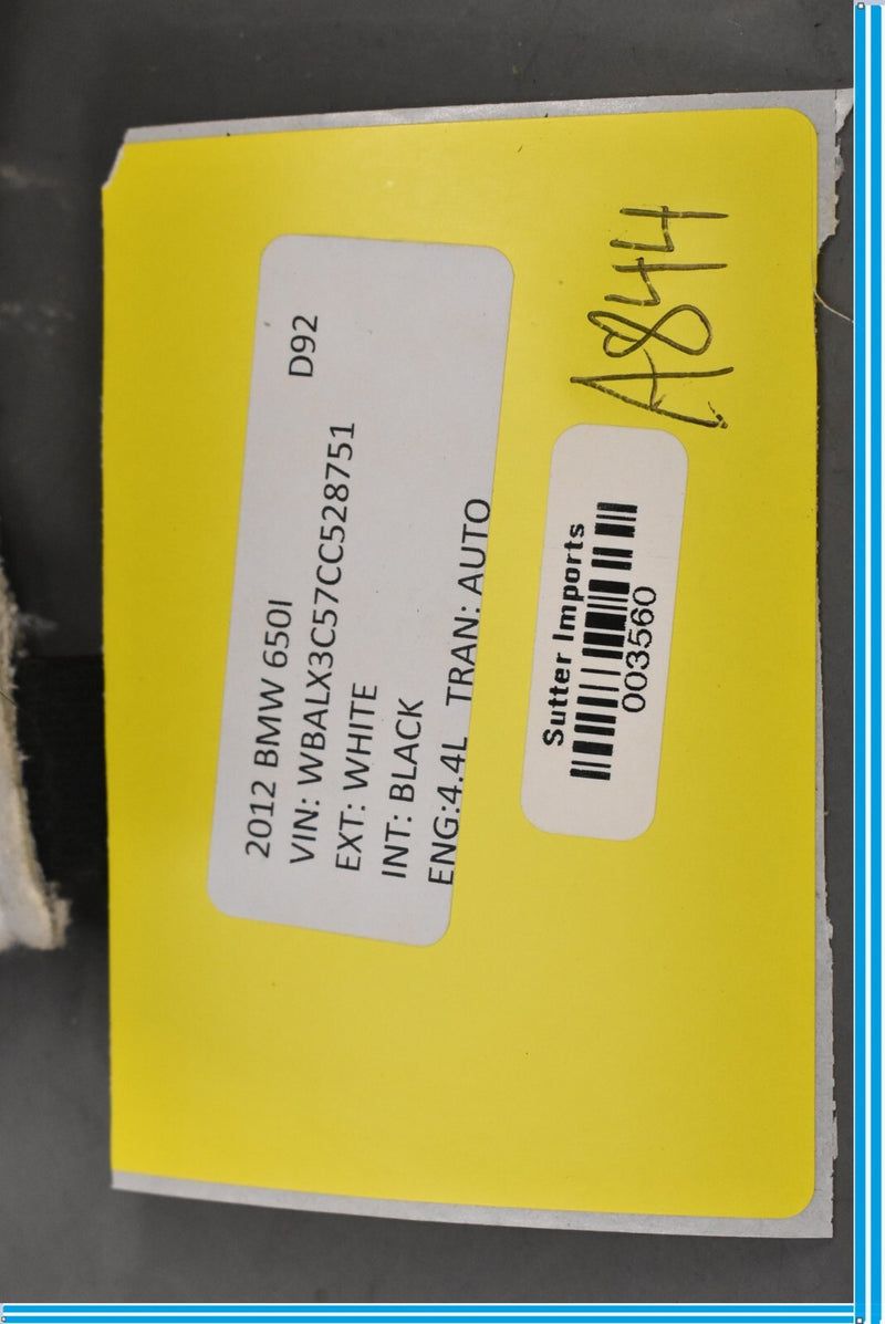 Load image into Gallery viewer, 12-14 BMW F12 650i Left Driver Upper Seat Cushion Backrest Panel Cover Oem
