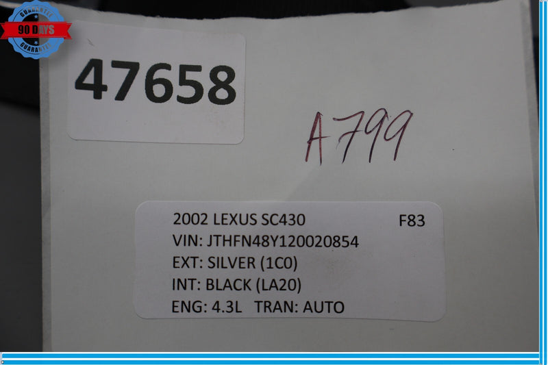 Load image into Gallery viewer, 02-08 Lexus SC430 Rear Right Passenger Side Seat Belt Seatbelt Retractor Oem
