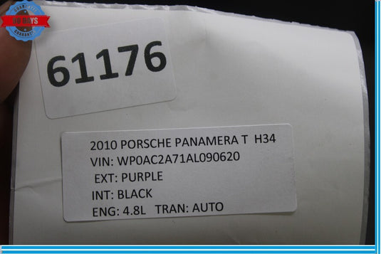 10-16 Porsche Panamera 970 Front Right Passenger Side Outer Door Shell Oem