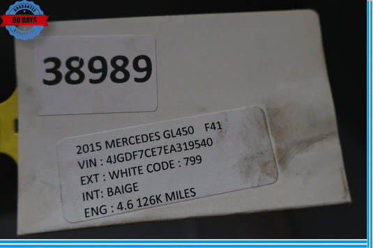 12-19 Mercedes X166 GL450 GLE550 Front Differential Axle Carrier Diff 4Matic Oem