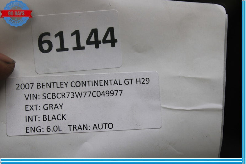Load image into Gallery viewer, 07-10 Bentley Continental GT Coupe Headliner Cover Roof Trim Black
