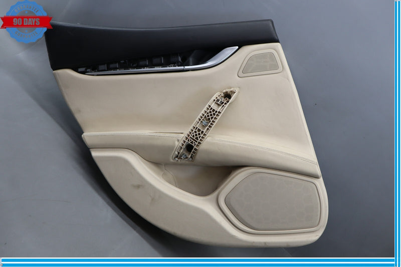 Load image into Gallery viewer, 14-22 Maserati Ghibli Rear Left Driver Side Interior Door Panel Oem
