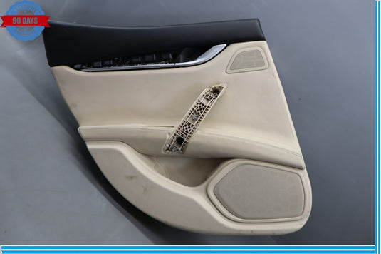 14-22 Maserati Ghibli Rear Left Driver Side Interior Door Panel Oem