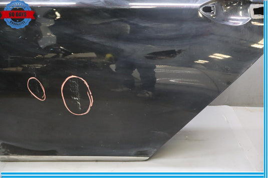 15-16 Hyundai Genesis Rear Left Driver Side Exterior Door Shell Panel Black Oem