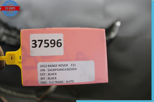 10-12 Land Rover Range Rover Front Bumper Cover Assembly Black W/O Fog Lamp Oem