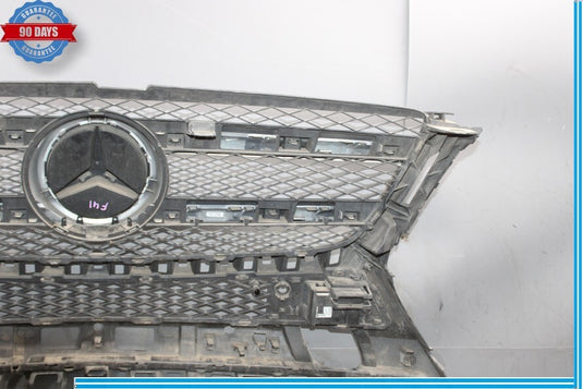 13-16 Mercedes GL450 X166 Base Front Bumper Frame Grill Assembly W/ Emblem Oem