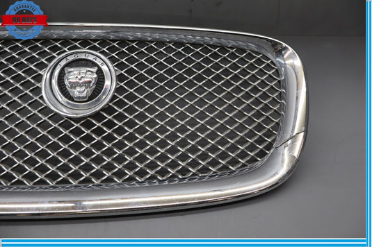 10-15 Jaguar X351 XJ XJR Front Bumper Grill Grille Chrome W/ Logo AW938B271 Oem