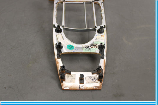 03-12 Mercedes R230 SL550 SL500 Center Console Trim Bezel Walnut Wood Oem