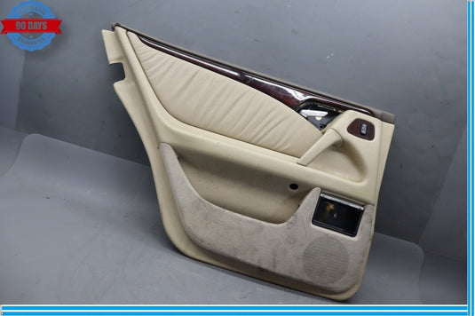 96-03 Mercedes W210 E430 E320 Rear Left Driver Interior Door Panel Black Oem