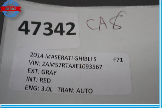 14-20 Maserati Ghibli Rear Right Or Left Control Arm Link Rod Wishbone Oem