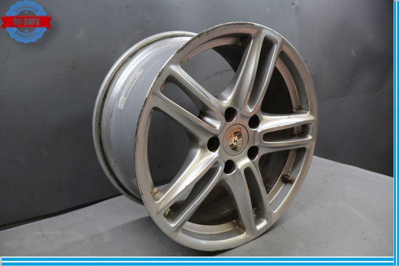 Load image into Gallery viewer, 10-16 Porsche Panamera 970 10 X 19 19" 5 Spoke Rear Wheel Rim Silver Oem
