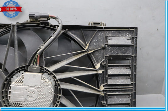 10-16 Porsche Panamera Radiator Engine Electric Cooling Fan Shroud ASSY Oem