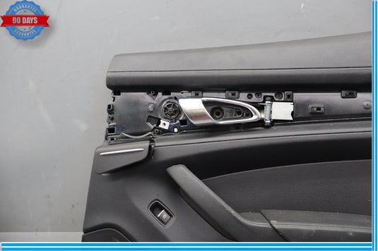 10-16 Porsche Panamera Rear Right Side Interior Door Panel Cover Black Oem