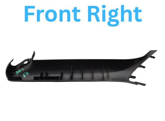 09-16 BMW Z4 E89 Front Right Side Interior Trim Panel A Pillar Black Oem