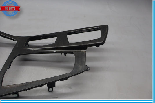 11-16 BMW 528i 535i F10 Center Console Shifter Wood Grain Trim Bezel Oem