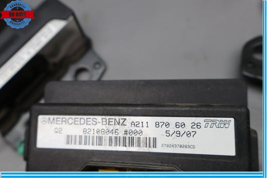 06-13 Mercedes W219 CLS550 Right Seat Weight Sensor Set Control Module Oem