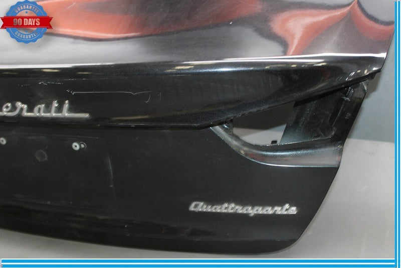 Load image into Gallery viewer, 14-17 Maserati Quattroporte Rear Trunk Lid Hatch Gate Black Shell Oem
