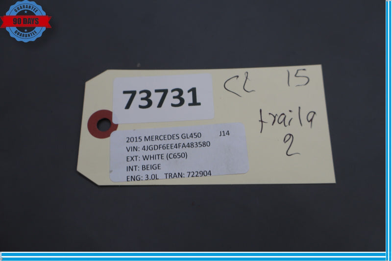 Load image into Gallery viewer, 13-19 Mercedes X166 GL450 Front Left Side Lower Bottom Seat Cushion Oem
