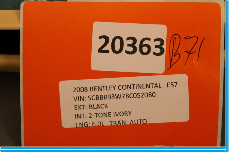 Load image into Gallery viewer, 06-13 Bentley Continental Rear Right Picnic Table Tray Oem
