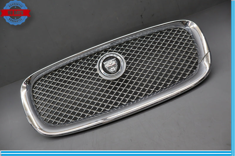 Load image into Gallery viewer, 10-15 Jaguar X351 XJ XJR Front Bumper Grill Grille Chrome W/ Logo AW938B271 Oem
