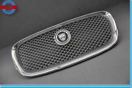 10-15 Jaguar X351 XJ XJR Front Bumper Grill Grille Chrome W/ Logo AW938B271 Oem