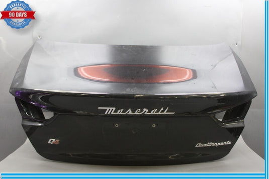 14-17 Maserati Quattroporte Rear Trunk Lid Hatch Gate Black Shell Oem