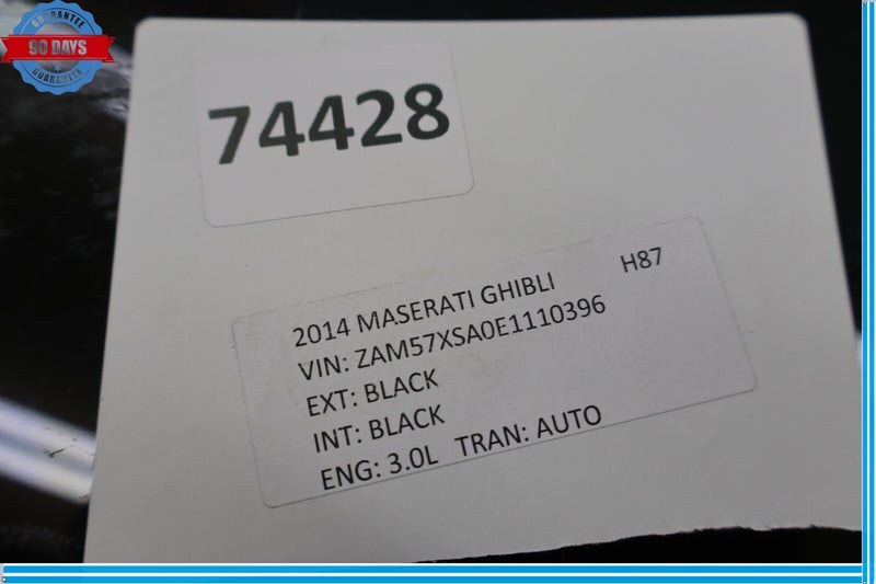 Load image into Gallery viewer, 14-22 Maserati Ghibli SQ4 M157 Rear Right Passenger Side Door Window Glass Oem

