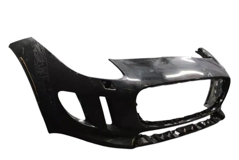 Load image into Gallery viewer, 14-17 Jaguar X152 F-Type Front Lower Bumper Exterior Cover Panel Black OEM
