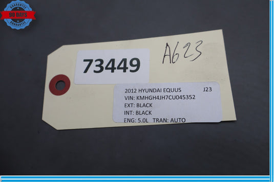 11-16 Hyundai Equus Sig High Pitch Tone Horn Black 96610-3N000 Oem