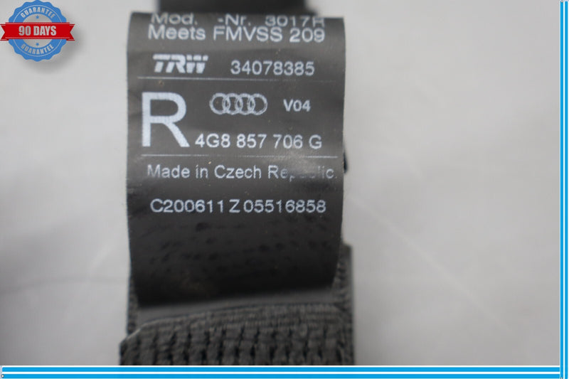 Load image into Gallery viewer, 12-18 Audi A7 Quattro Front Right Passenger Seat Belt Seatbelt Retractor Oem
