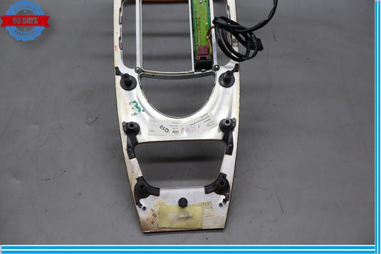03-12 Mercedes R230 SL500 Center Console Trim Bezel Walnut Wood Oem