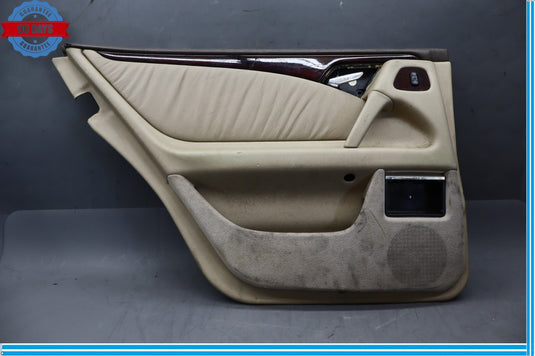 96-03 Mercedes W210 E430 E320 Rear Left Driver Interior Door Panel Black Oem