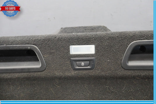 10-17 BMW 535i GT xDrive Rear Trunk Lid Liner Panel Trim Panel W/Switch Oem