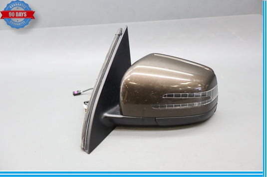 12-16 Mercedes X166 GL550 Left Side Rear View Door Mirror w/ Blind Spot Oem