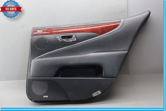 07-09 Lexus LS460 Rear Right Passenger Side Interior Door Panel Black Oem