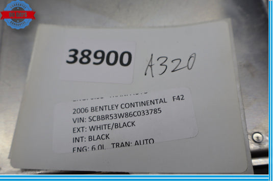 06-08 Bentley Continental Flying Spur Air Suspension Control Module Unit ECU Oem