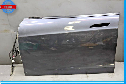 12-15 Tesla Model S Front Left Driver Side Exterior Door Shell Panel Black Oem