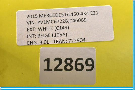 13-16 Mercedes GL450 X166 Automatic Transfer Case Assembly Oem