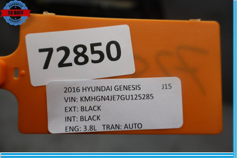 Load image into Gallery viewer, 15-16 Hyundai Genesis Rear Left Driver Side Exterior Door Shell Panel Black Oem
